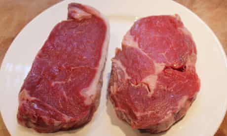 Asda wagyu and an Asda rib-eye