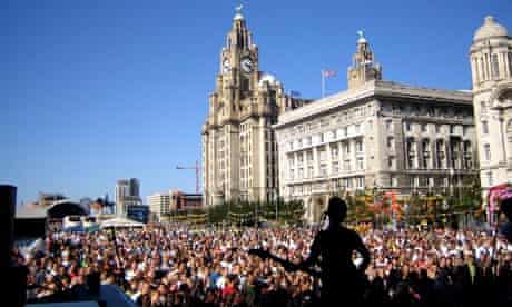 Liverpool's Mathew Street Festival in 2005