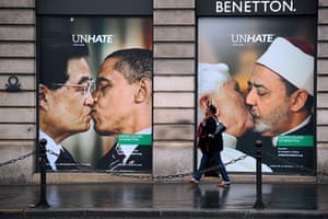 Benetton adverts: A Benetton clothing store window