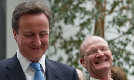 Willetts with David Cameron in 2010.