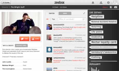 Zeebox tweets and tags