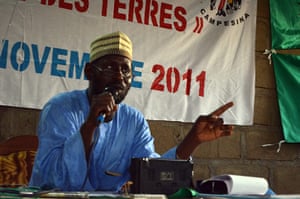 Mali farmer conference : in Nyeleni village