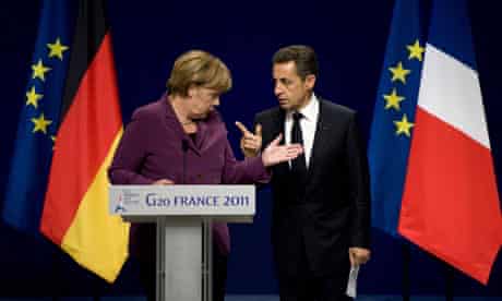  Nicolas Sarkozy and Angela Merkel