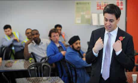 Miliband visit to Stratford