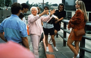Ken Russell: 1991: Ken Russell and Theresa Russell on the set of 'Whore'