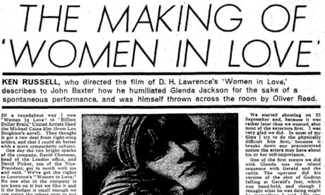 Making of Women in Love 1973