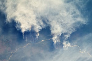 Satellite Eye on Earth: Deforestation along the Rio Xingu (Xingu River) , Matto Grasso, Brazil