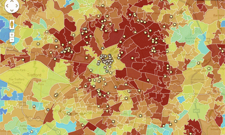 Mapping poverty with the riots: Manchester
