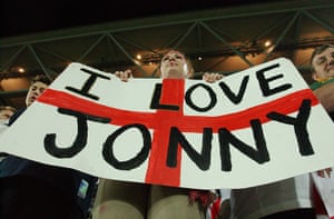 Jonny Wilkinson Retires: Wilkinson fan during the 2003 Rugby World Cup