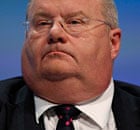 Communities and local government secretary Eric Pickles.