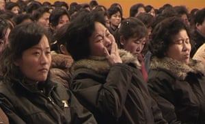 Reaction to Kim Jong il: Employees of Pyongyang 326 Electric Wire Factory mourn 