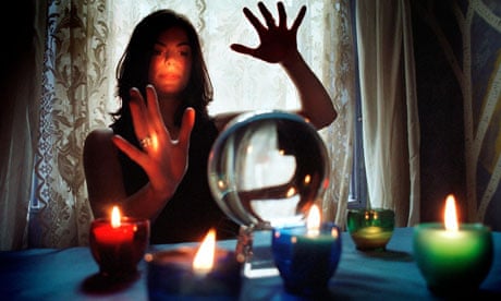 fortune teller with crystal ball