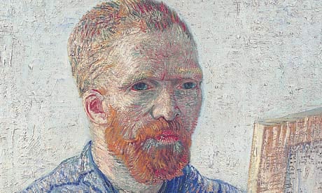 Van Gogh self-portrait (detail)