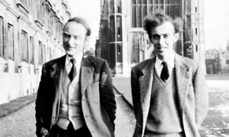 Francis Crick and James Watson, co-discoverers of the DNA double helix