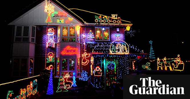 Droylsden heath dazzling Houses transformed by Christmas lights – in pictures | Life and style