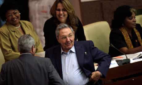 Cuban president Raul Castro
