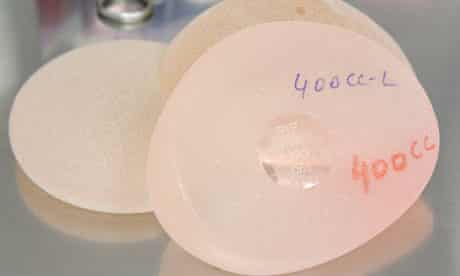 A silicone gel breast implant manufactured by PIP
