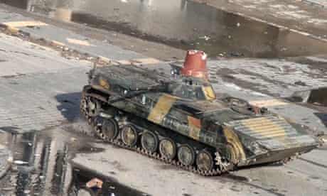 Tank in Homs