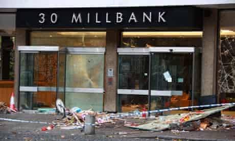 Millbank, student protest aftermath