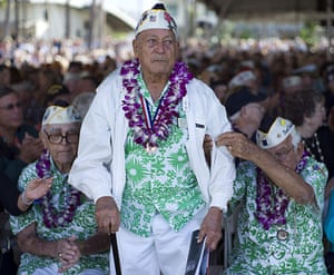 Pearl Harbour 70th: A memorial service is held to commemorate 70th anniversary of Pearl Harbour