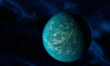 Kepler-22b: artist's illustration
