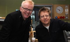 Chris Evans and Simon Mayo on Radio 2