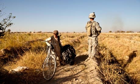US soldier in Kandahar