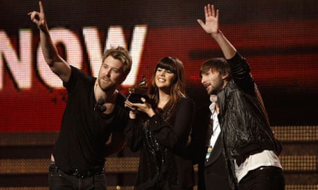 Lady Antebellum accept the Grammy award for best country album