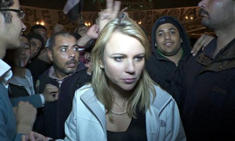Lara Logan in Tahrir Square