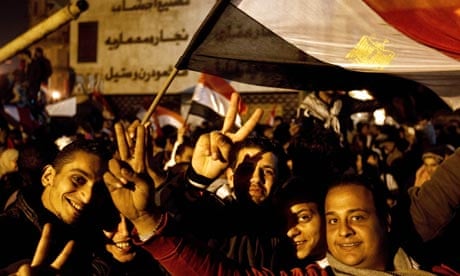 Egypt's President Hosni Mubarak resigns, Cairo, Egypt - 11 Feb 2011
