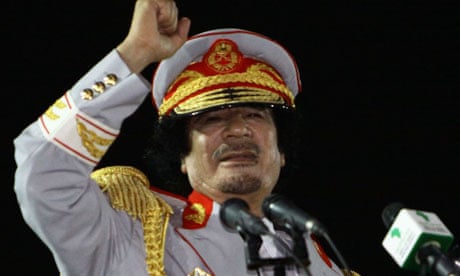 Libyan Leader Muammar Gaddafi