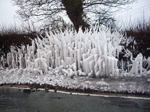 in pictures: broken: Ice in Cheshire