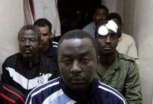 libya unrest: Suspected African mercenaries are captured in Benghazi