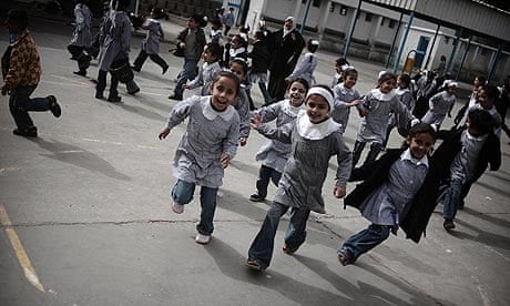 A UNRWA school in Gaza