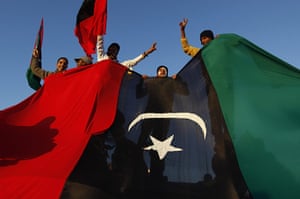 Benghazi celebrates: Anti-Libyan Gadhafi protesters 