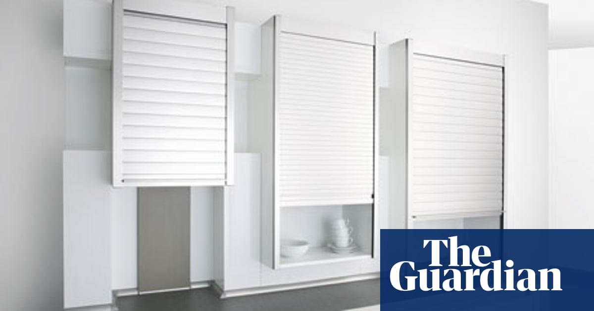 Space Solves Search For A Kitchen Cupboard With A Rolling Shutter