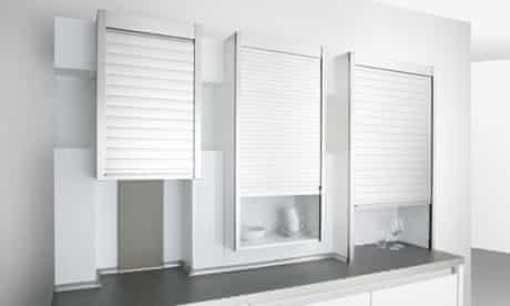 Space Solves Search For A Kitchen Cupboard With A Rolling Shutter