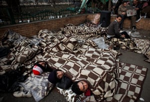 Egypt day 14 update: Anti-government protesters sleep in Tahrir Square