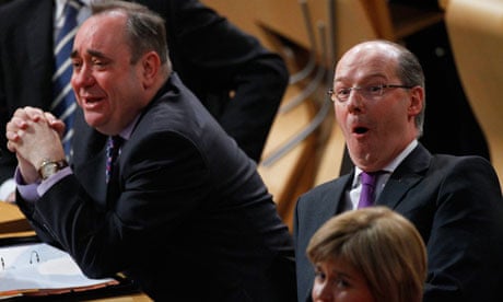 Alex Salmond and John Swinney