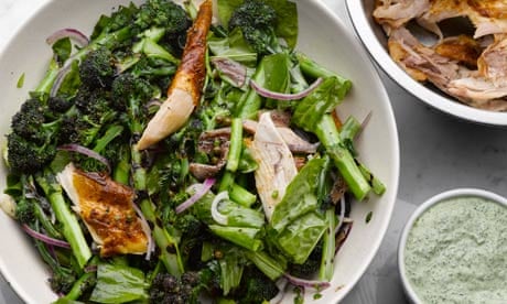 Chicken and sorrel salad