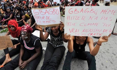 Ivory Coast women protest