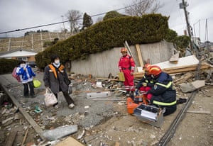 Japan Earthquake : and tsunami : International aid and Rescue team around Sendai