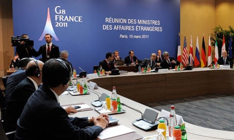 The G8 ministers' meeting in Paris