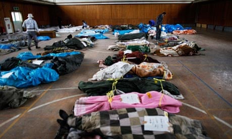 Japan earthquake and tsunami: humanitarian relief effort struggles