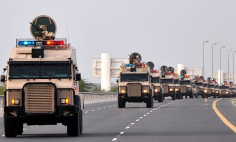Saudi troops Bahrain