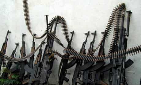 arms trade kalashnikov rifles