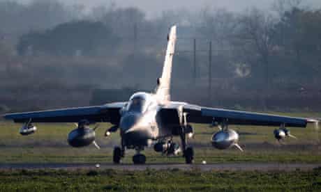 RAF tornado lands at NATO airbase italy