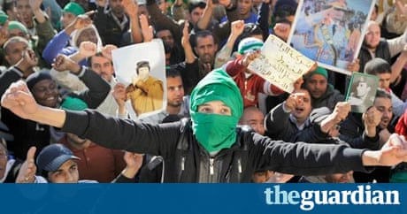 Image result for Pro-Gaddafi Supporters Took to the street supporting Gaddafi