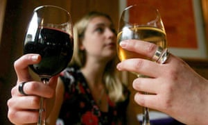 Woman drinking wine