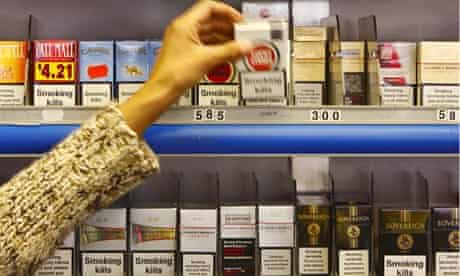 Ban on displaying tobacco in shops
